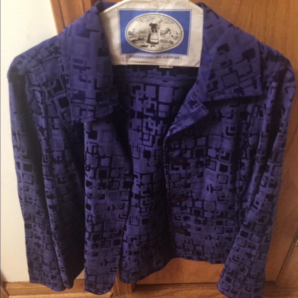 Chico’s jacket purple size 2
